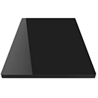 Zerobegin Hoja De Acrílico Negro Plexiglás- Espejo De Superficie Lisa- para Proyectos De Bricolaje Y Profesionales-Width…